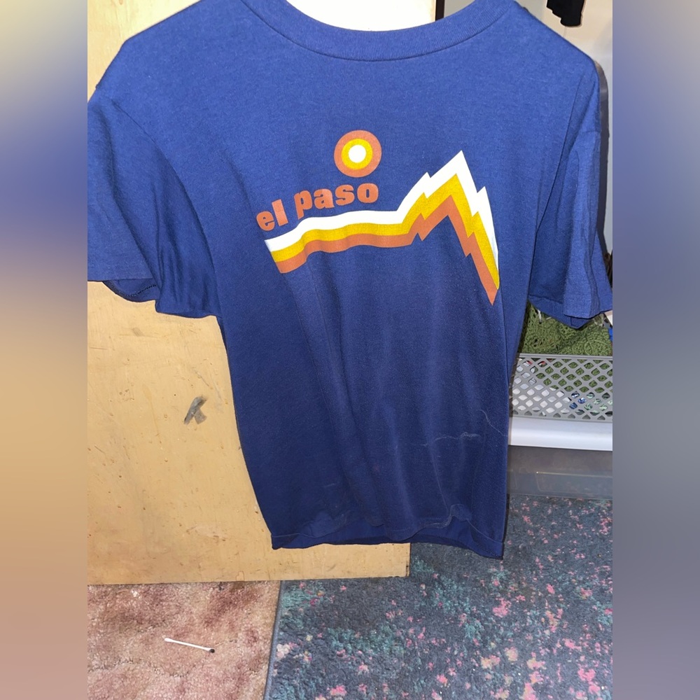 Blue tee shirt